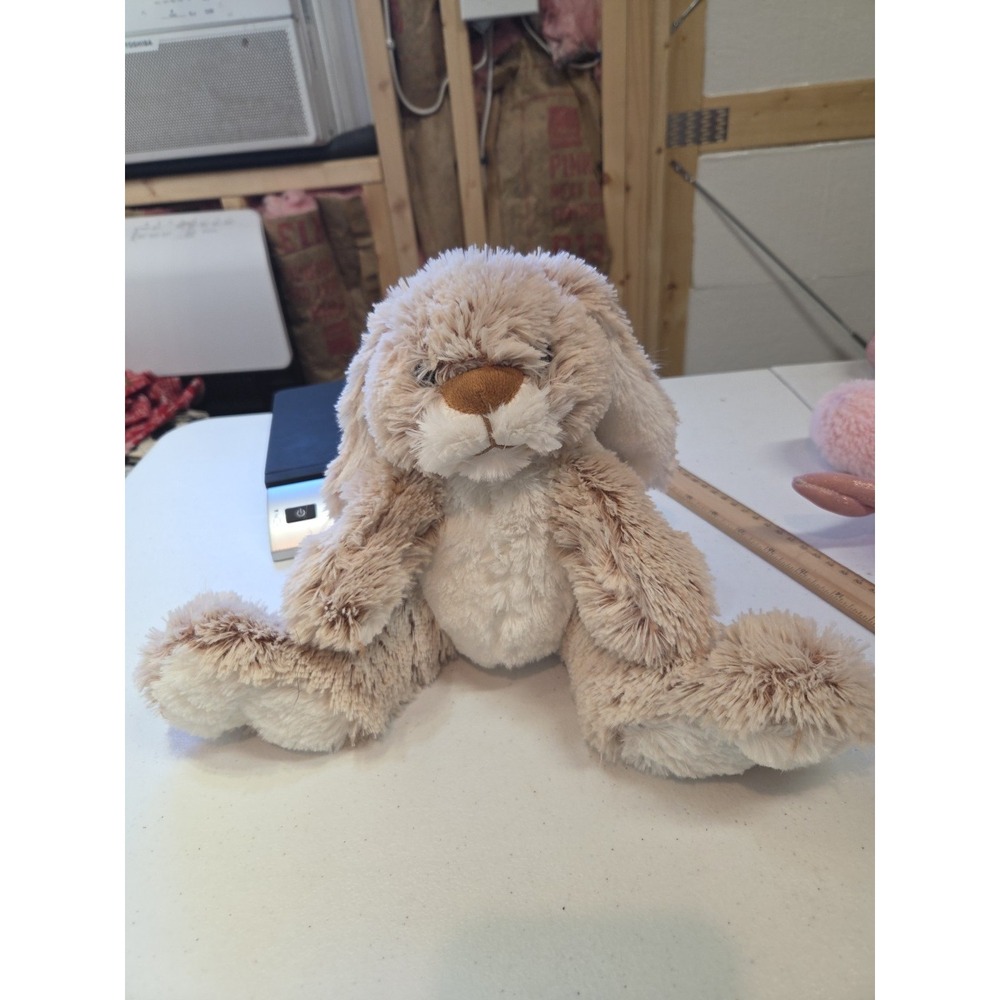 Melissa & Doug 7674 Burrow Bunny Rabbit Stuffed Animal Soft Floppy Ears Grumpy